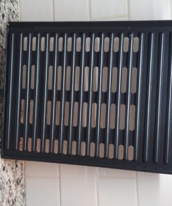 Hamilton Beach Electric Indoor Searing Grill with Viewing Window & Adjustable Temperature Control to 450F, 118 sq. in. Surface Serves 6, Removable Nonstick Grate, Stainless Steel Searing Grill with Window 102 81l8RS0Pt7L 1