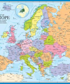 Alternative view of EuroGraphics Map of Europe Puzzle (1000 Piece)