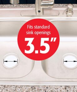 Keeney Manufacturing K5417BLK Garbage Disposal Flange and Stopper, Black 17 81lAVBKz3FL 1