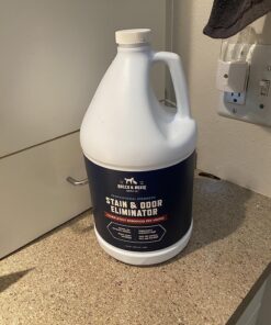 Rocco & Roxie Stain & Odor Eliminator for Strong Odor - Enzyme Pet Odor Eliminator for Home - Carpet Stain Remover for Cats and Dog Pee - Enzymatic Cat Urine Destroyer - Carpet Cleaner Spray (Gallon) Gallon 32 81lBr kiOpL