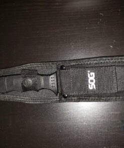 SOG Fixed Blade Knives with Sheath - SEAL Pup Tactical Knife, Survival Knife and Hunting Knife w/ 4.75 Inch Blade and Knife Sheath SEAL Pup - Nylon Sheath 52 81lC1h3gKtL