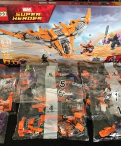 LEGO Marvel Super Heroes Avengers: Infinity War Thanos: Ultimate Battle 76107 Guardians of the Galaxy Starship Action Construction Toy (674 Pieces) (Discontinued by Manufacturer) 44 81lDfVdormL
