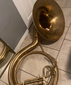 Queen Brass Sousaphone 25 Valve Big Tuba Made Of/Full Brass W/Bag Brass Finish Tubas Silver 13 81lDgdMFI5L