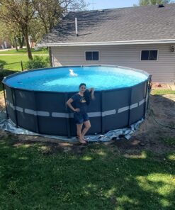 INTEX 26329EH Ultra XTR Deluxe Above Ground Swimming Pool Set: 18ft x 52in – Includes 2100 GPH Cartridge Sand Filter Pump – SuperTough Puncture Resistant – Rust Resistant – Easy to Assemble 53 81lEmrPzzL