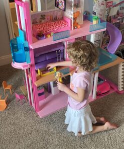 Barbie Dreamhouse Dollhouse with Pool, Slide and Elevator Standard Elevator 87 81lFQXckKzL