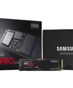 Samsung 970 PRO SSD 512GB - M.2 NVMe Interface Internal Solid State Drive with V-NAND Technology (MZ-V7P512BW), Black/Red 31 81lFa3U0oWL