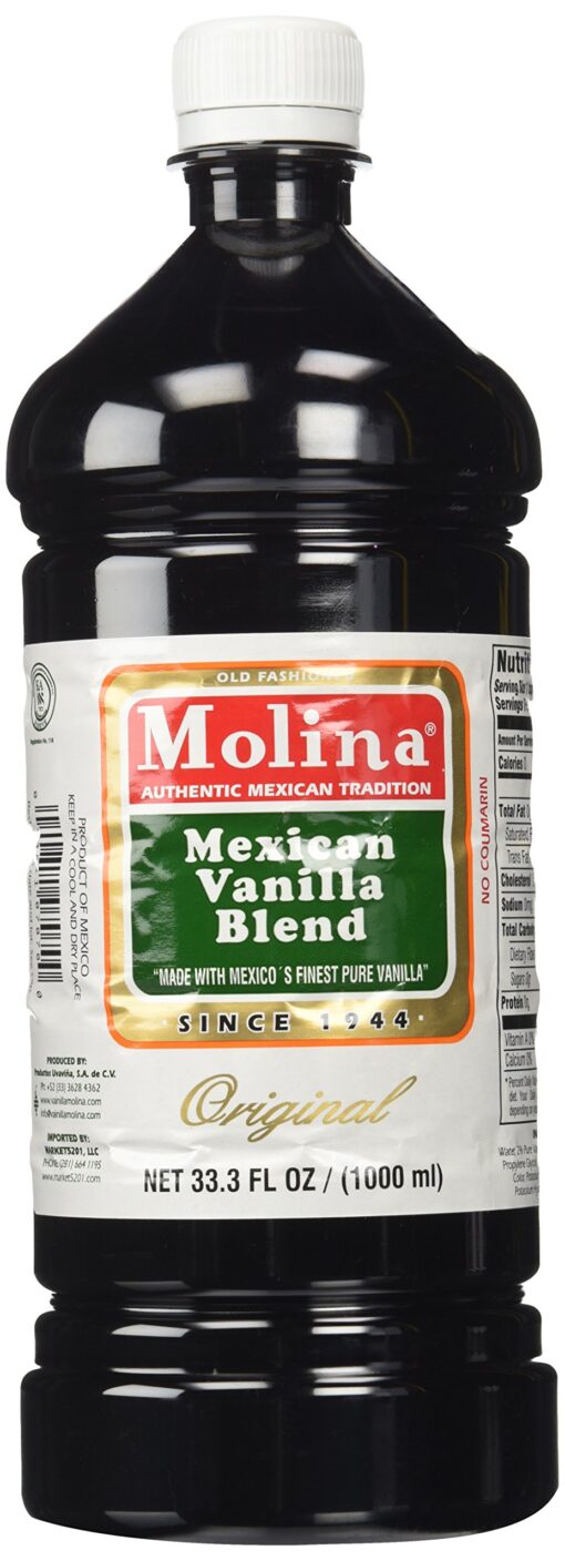 Molina Vainilla Mexican Vanilla Blend Vanillin Extract 33.3oz