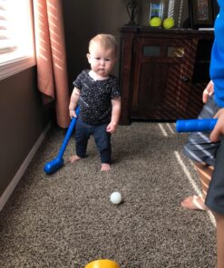 Little Tikes TotSports Easy Hit Golf Set + 3 balls + 2 clubs Standard 24 81lGaQT7R7L