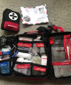 Surviveware Comprehensive Premium First Aid Kit Emergency Medical Kit for Trucks, Cars, Camping, Office and Sports and Outdoor Emergencies - Large 200 Piece Set Regular 42 81lHBz XiDL