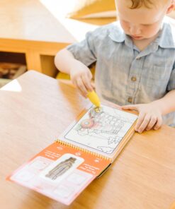 Melissa & Doug On the Go Water Wow! Reusable Water-Reveal Activity Pads, 2-pk, Vehicles, Animals - Party Favors, Stocking Stuffers, Travel Toys For Toddlers, Mess Free Coloring Books For Kids Ages 3+ Bundle: Vehicles, Animals 34 81lISyx45gL 2