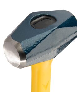 ESTWING Sure Strike Drilling/Crack Hammer - 2-Pound Sledge with Fiberglass Handle & No-Slip Cushion Grip - MRF2LB, Blue/Yellow 2 lbs (Pounds) 11 81lJCm3ldgL