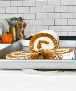 USA Pan Bakeware Jelly Roll Pan, Warp Resistant Nonstick Baking Pan, Made in the USA from Aluminized Steel Set of 1 27 81lNJoAeu L