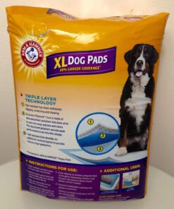 Arm & Hammer Large Pet Training and Puppy Pads 22.5-inch by 30-inch, 36-Count X-Large- 36 count 23 81lNp30T8VL