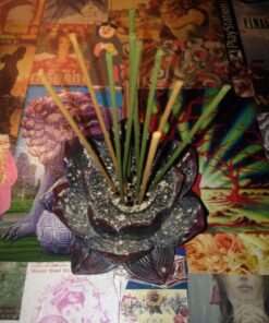 Eastern Enlightenment Lotus Flower Meditation Incense Burner, Zen Buddhist Home Décor 37 81lPPqkcuiL