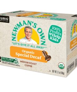 Newman's Own Organics Special Blend Decaf Keurig Single-Serve K-Cup Pods, Medium Roast Coffee, 72 Count (6 Packs of 12) Decaf Special Blend 26 81lQ27Ju1tL
