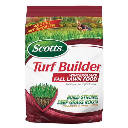 Scotts Turf Builder WinterGuard Fall Lawn Fertilizer for All Grass Types, 5,000 sq. ft., 12.5 lbs. 5,000 sq. ft.