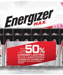 Energizer AA Batteries, Max Double A Battery Alkaline, 24 Count 24 Count (Pack of 1) 32 81lRYax hjL
