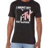 Nickelodeon Young Men's Standard Want Logo T-Shirt Medium Black 27 81lRqIH7m6L