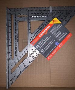 SWANSON Tool Co., Inc SW1201K Value Pack 7 inch Speed Square and Big 12 Speed Square (without layout bar) ships with Blue Book Speed Square 3 Piece Value Pack 39 81lUMTkA7L