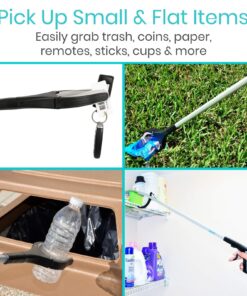 Vive Reacher Grabber 32" - Extra Long Mobility Aid - Rotating Hand, Heavy Duty Grip Arm - Reaching Assist Tool for Trash Pickup, Litter Picker, Garden Nabber, Disabled, Handicap Arm 1 15 81lURIAgE3L