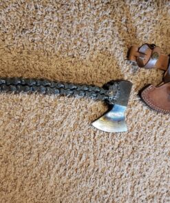 DIST AX-257, Custom Handmade Damascus Steel 13.00 Inches Axe - Gorgeous and Solid Rose Wood Handle 13 81lWExP8WnL