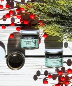 Legend's Creek Farm, Herbal Salve, 20% Ichthammol Drawing Salve, Impurities, Stings, & Splinters, Handmade in USA, 1 Oz Jar (Ichthammol Pine Tar S.) Ichthammol Pine Tar 1 Ounce (Pack of 1) 19 81lWR4dOzfL