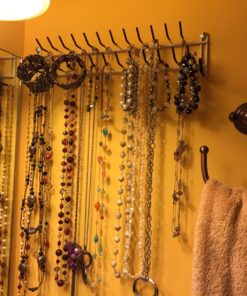 Huji Wall Mount Tie and Belt Rack Organizer, White (1 Pack) 1 37 81lWu1AXlL