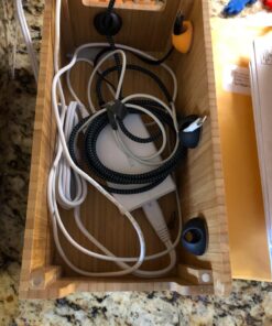 ROK Hardware Multipurpose Silicone Cable Clip Grip Wire Cord Type USB Desk Wall Desktop Organizer Charger Holder (20 Pack, Black) 20 Pack 31 81lX0O9pJ4L