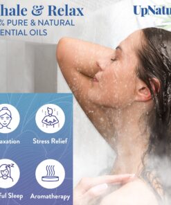 UpNature Shower Steamers Aromatherapy, Calm 12pcs - Lavender Shower Steamer Restore Relaxation, Essential Oil Lavender Shower Bath Bombs Tablets for Stress Relief, Self Care Gifts for Women & Men Calm Relaxation 16 81lXUMh5IKL