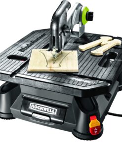 Rockwell RK7323 BladeRunner X2 Portable Tabletop Saw with Steel Rip Fence, Miter Gauge & 7 Accessories 38 81lYYYC68YL