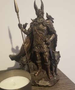 Unicorn Studio 9.75 Inch Norse God - Odin Cold Cast Bronze Sculpture Figurine One Size 27 81lYkyVXFrL