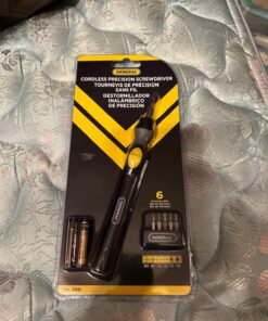 General Tools Precision Cordless Electric Screwdriver #500 with Six Bits and Quick Change Chuck, Handles Difficult, Repetitive Screw-Fastening Jobs No Light 22 81lZnnGexAL
