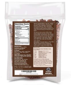 Healthworks Cacao Nibs Raw Organic (16 Ounces / 1 Pound) | Criollo Bean | Unsweetened Chocolate Substitute | Certified Organic | Keto, Vegan & Non-GMO | Antioxidant 18 81lbhqy5k8L 1
