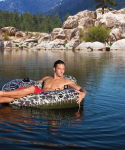 Intex Camo River Run I Inflatable Floating Tube Raft (2 Pack) | 58835EP 8 81lcjg3IILL