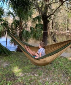Legit Camping Hammock - Hammocks - 2 Person Hammock - Tree Hammock - Double Hammock - Portable Hammock - Outdoor Hammock - Hammock - Travel Hammock - Hammocks for Outside - Heavy Duty Hammock Army Green/Khaki 28 81ld8FxKYEL