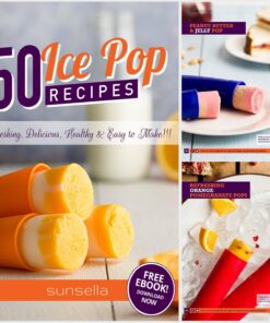 Silicone Popsicle Molds / Ice Pop Maker - Multi Color, Set of 6 with Lids - (Bright ) .. By Sunsella 22 81ldAPDMOXL