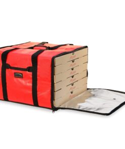 New Star Foodservice 50134 Insulated Pizza Delivery Bag, 20" by 19" by 13", Red 20 by 19 by 13-Inch, Red 12 81le8MCZqL