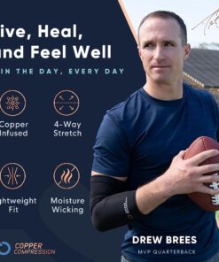 Copper Compression Arthritis Gloves | Fingerless Arthritis Carpal Tunnel Pain Relief Gloves For Men & Women | Hand Support Wrist Brace For Rheumatoid, Tendonitis, Swelling, Crocheting, Typing (M) Black Medium (1 Pair) 29 81leH6UkaPL 2