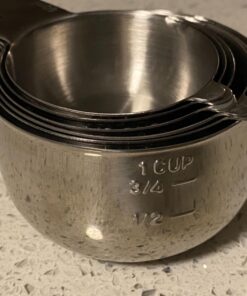 Stainless Steel Measuring Cups & Spoons Set - Heavy Duty, Stackable 13-Piece Set - Dry Foods, Liquids, Dishwasher-safe - Professional Metal Kitchen Utensils By Morgenhaan 13-Piece Baker's Bliss Kit 55 81lfiv feLL 1