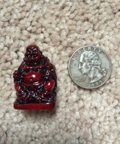 JapanBargain 3578, Set of 6 Buddha Statues Laughing Buddha Lucky Buddha Happy Buddha Gods Figures Fengshui Decoration, Rosewood Color 41 81lfmTYVH6L