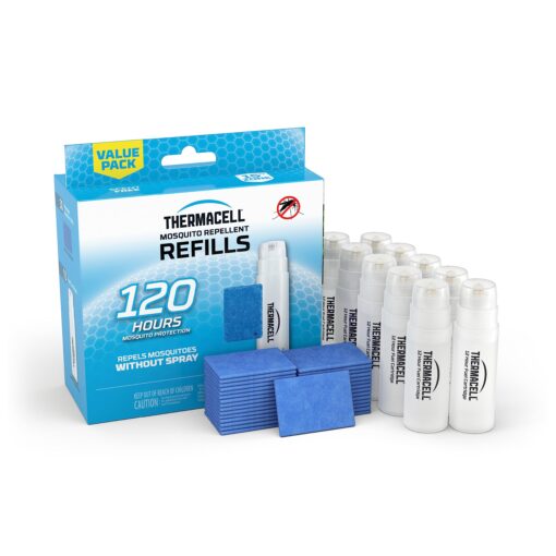 Thermacell Mosquito Repellent Refills; Compatible with Any Fuel-Powered Repeller; Highly Effective, Long Lasting, No Spray, No Scent, No Mess; 15 Foot Zone of Mosquito Protection