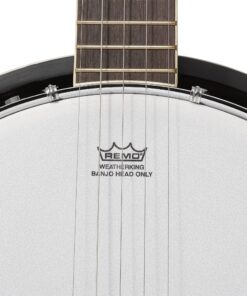 Jameson Guitars 5-String Banjo 24 Bracket with Closed Solid Back and Geared 5th Tuner Banjo only 25 81ljlWYhgPL
