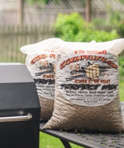 CookinPellets Perfect Mix Natural Hardwood Hickory, Cherry, Hard Maple, and Apple BBQ Grill Wood Pellets for Pellet Grill and Pellet Smoker, 40 Lb Bag 27 81lmQRnn4UL