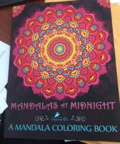 Mandalas At Midnight: A Mandala Coloring Book 62 81lp a0QTmL