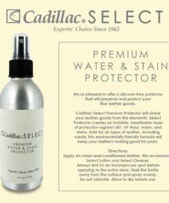Cadillac Select Premium Water Repellent & Stain Protector Waterproofing Spray Great for use on Suede Shoes, Sheepskin, Nubuck, and Leather Non-aerosol 12 81lpajERmfL