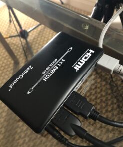 Zettaguard 4K x 2K 3 Port 3 x 1 HDMI Switch with PIP(Picture in Picture) and IR Wireless Remote Control, HDMI Splitter Switcher Hub Port Switches (ZW310) 43 81lrRNAtubL