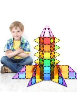 PicassoTiles 100 Piece Set 100pcs Magnet Building Tiles Clear Magnetic 3D Blocks Construction Playboards, Creativity Beyond Imagination, Inspirational, Recreational, Educational Conventional 37 81lrXQjHj6L