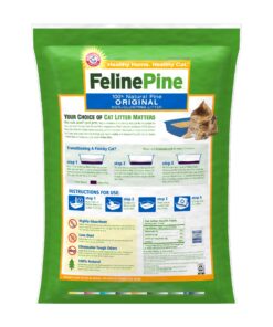 Alternative view of Feline Pine Original Cat Litter 40LB, Blacks & Grays (643004) 40 lb