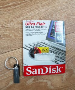 SanDisk 256GB Ultra Flair USB 3.0 Flash Drive - SDCZ73-256G-G46, black 41 81ltibyeihL