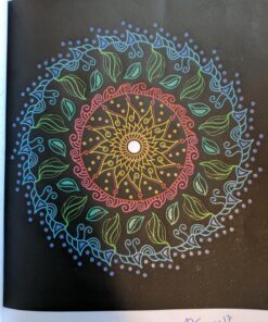 Glowing Mandalas: Coloring Book for Adults 59 81lvUqfE9vL